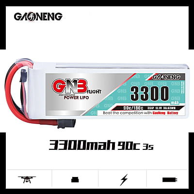 GAONENG GNB 3S 3300mah 11.1V 90C XT60U F LiPo battery GAONENG GNB 3S 3300mah 11.1V 90C XT60U F LiPo battery