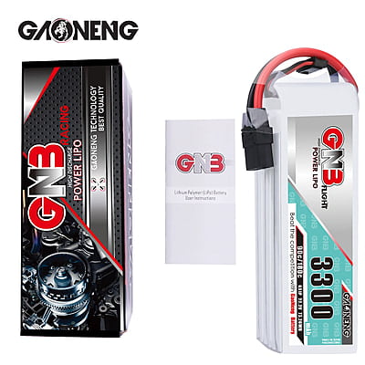 GAONENG GNB 6S 3300mah  22.2V 90C XT60U F LiPo Battery
