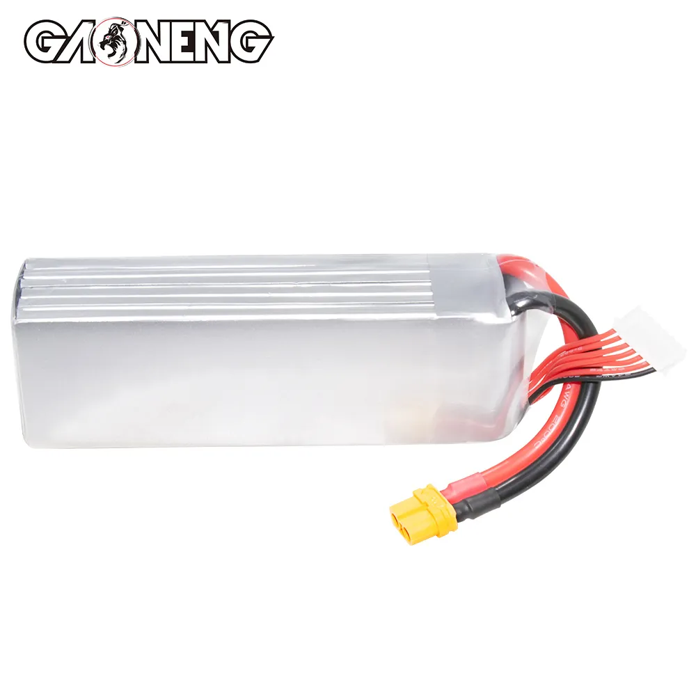 GNB 3300mAh 6S1P 22.2V 100C Lipo Battery - High Discharge XT90 Pack for FPV and UAV Drones GNB 3300mAh 6S1P 22.2V 100C Lipo Battery - High Discharge XT90 Pack for FPV and UAV Drones