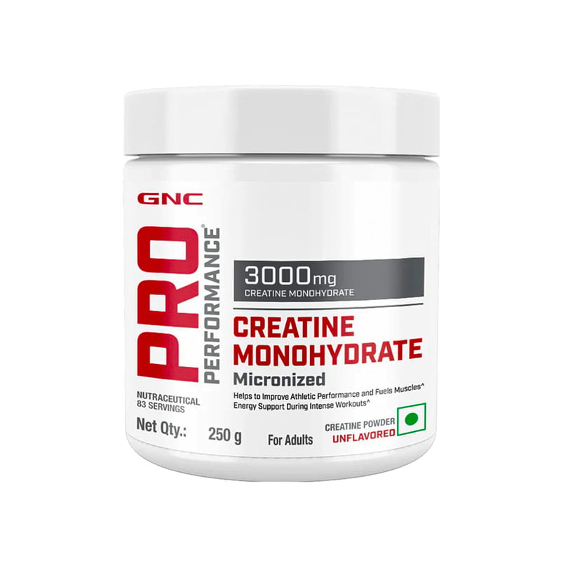 GNC Pro Performance Creatine Monohydrate | 250 gm | 83 Servings
