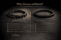 Golden Obsidian Pyramid Bracelet