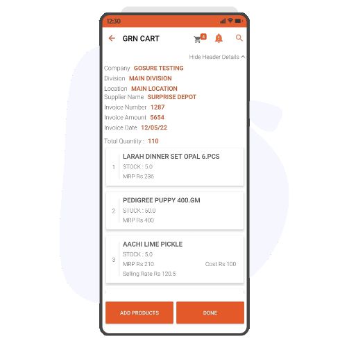 GoFrugal GoSure StockTake