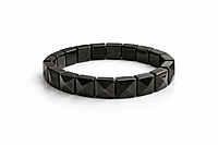 Golden Obsidian Pyramid Bracelet