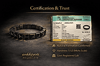 Golden Obsidian Pyramid Bracelet