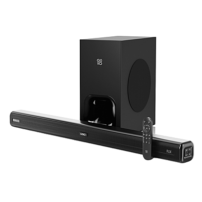 GOVO GOSURROUND 870 |DOLBY DIGITAL| 240 W RMS SOUND BAR | 2.1 CHANNEL| HOME THEATRE |BLUETOOTH V5.3|3 EQUALIZER MODES| BLACK