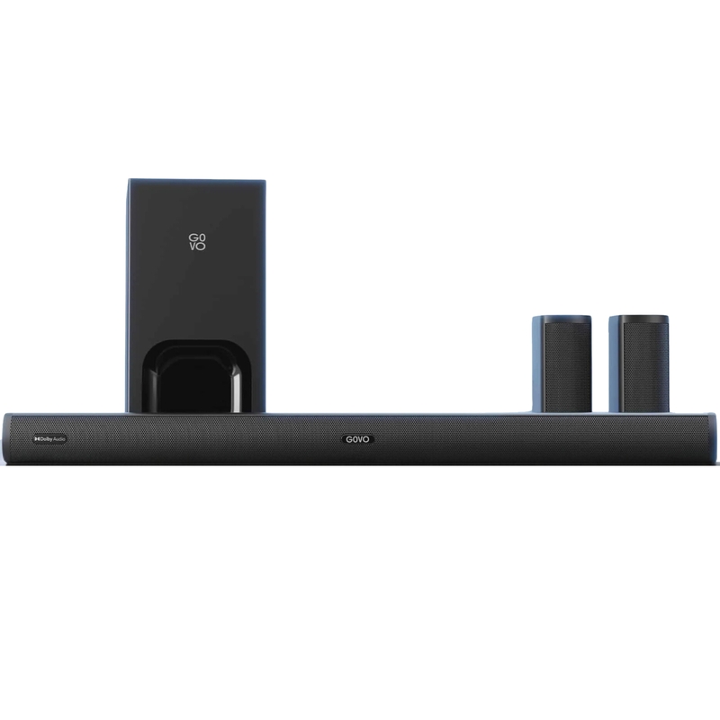 GOVO GOSURROUND 965| DOLBY DIGITAL | 525 W RMS |5.1 CHANNEL WITH DOLBY AUDIO| BLUETOOTH V5.3|BLACK GOVO GOSURROUND 965| DOLBY DIGITAL | 525 W RMS |5.1 CHANNEL WITH DOLBY AUDIO| BLUETOOTH V5.3|BLACK