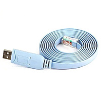 Usb 2.0 Male To Rj-45 Male Console Cable, Debug Line-1.8m (Blue) Usb 2.0 Male To Rj-45 Male Console Cable, Debug Line-1.8m (Blue)