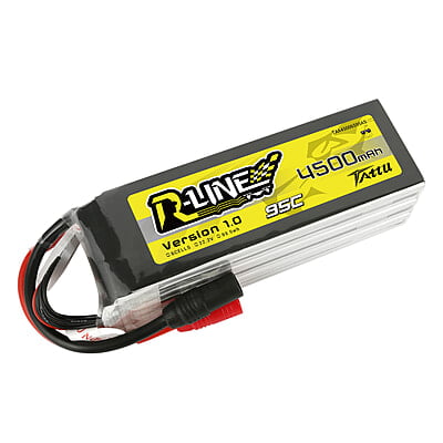 GREPOW Tattu R-Line 4500mAh 6S 95C Lipo Battery
