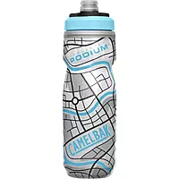 CAMELBAK INSULATED PODIUM CHILL BOTTLE 620ml (GRID WHITE)