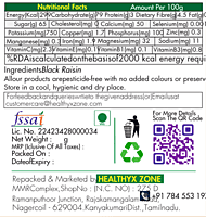 Black Raisins Seeded Premium | Healthyx Zone