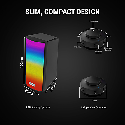 SPEAKER ANT ESPORTS 2.0 GS510 RGB