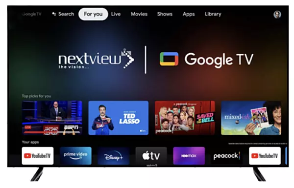 Nextview 43 Inch Smart LED TV Google GT2NV43S2627