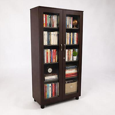 GURU BS-02 Two Door Book Shelf|60X30X15|Wenge||MP Cabinet