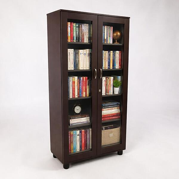 GURU BS-02 Two Door Book Shelf|60X30X15|Wenge||MP Cabinet