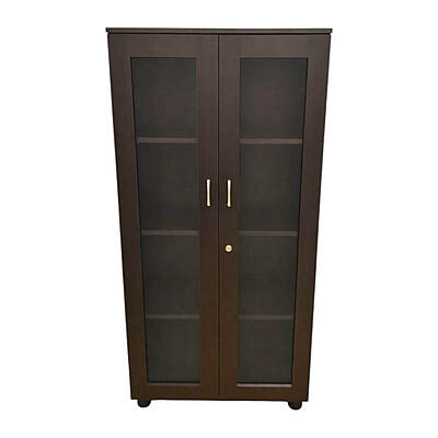 GURU BS-02 Two Door Book Shelf|60X30X15|Wenge||MP Cabinet