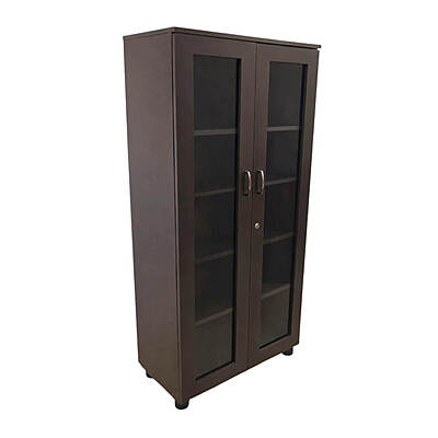 GURU BS-02 Two Door Book Shelf|60X30X15|Wenge||MP Cabinet