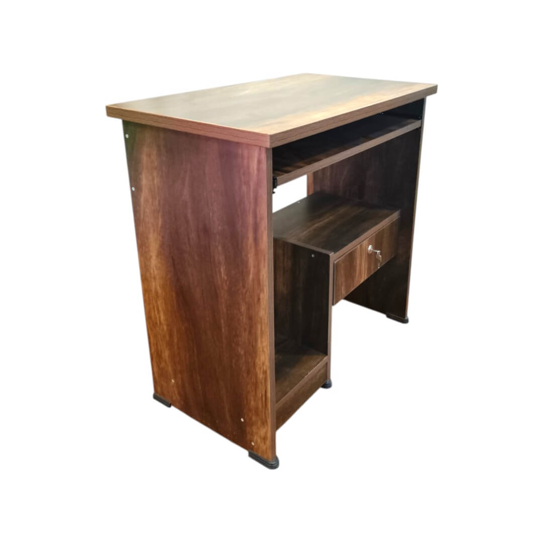 GURU CT-01 Computer Table|30X18X30|Walnut||Computer/Study Table