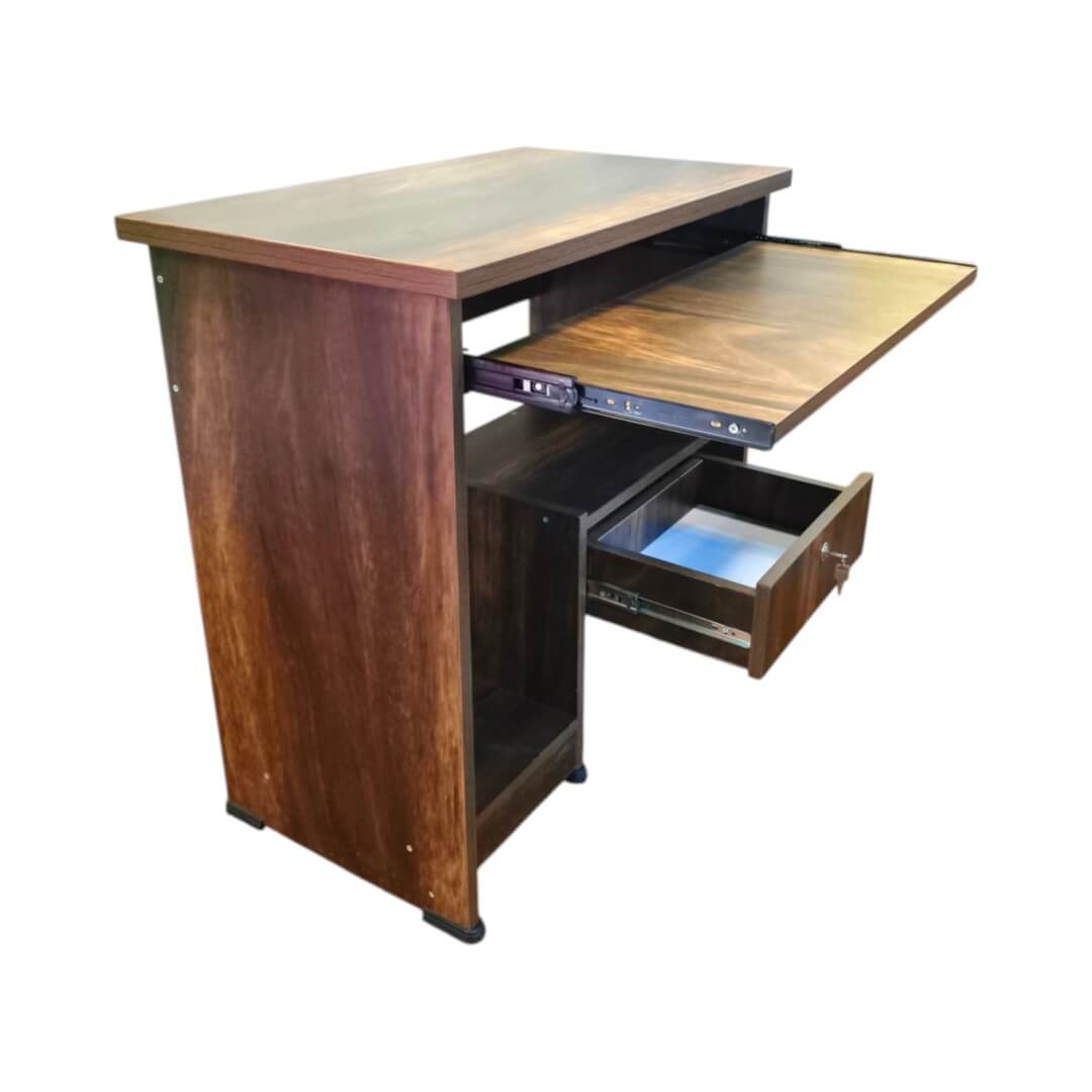 GURU CT-01 Computer Table|30X18X30|Walnut||Computer/Study Table