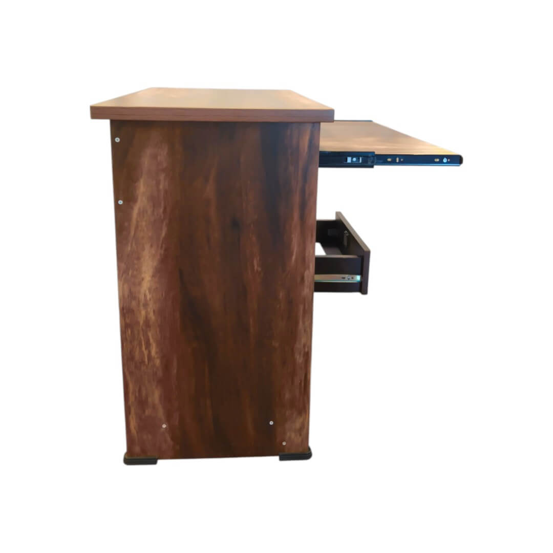 GURU CT-01 Computer Table|30X18X30|Walnut||Computer/Study Table