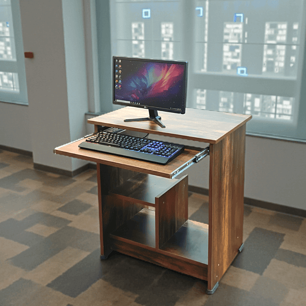 GURU CT-03 Computer Table|24X18X30|Choco Maple||Computer/Study Table