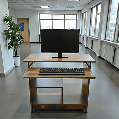 GURU CT-04 Computer Table|36X18X30|Walnut||Computer/Study Table GURU CT-04 Computer Table|36X18X30|Walnut||Computer/Study Table