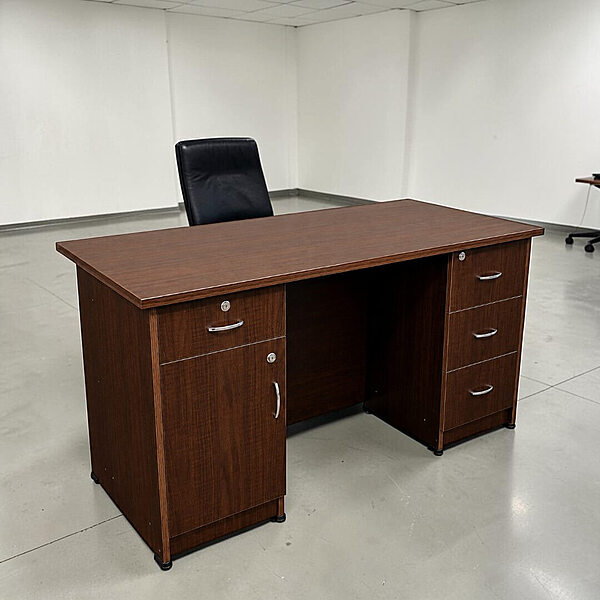 GURU OT-11 EXT Office Table|60X30X30|Choco Maple||Office/Executive Table