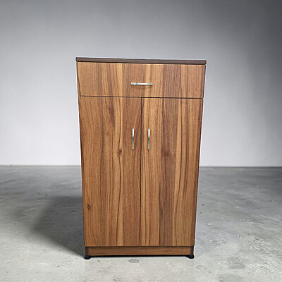 GURU SR-07 4 Steps Two Door Shoe Rack|42HX24WX12D|Teak||MP Cabinet