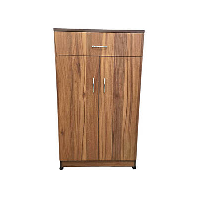 GURU SR-07 4 Steps Two Door Shoe Rack|42HX24WX12D|Teak||MP Cabinet