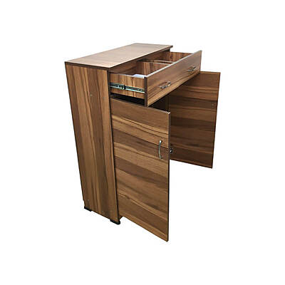 GURU SR-08 4 Steps Two Door Shoe Rack|42HX30WX12D|Teak||MP Cabinet