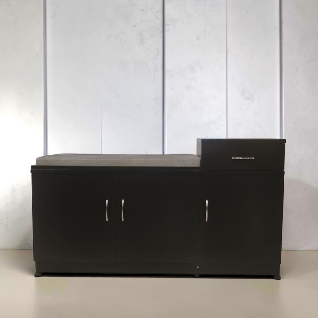 GURU SR-10 3 Steps with Top Cushion Two Door Shoe Rack|24HX48WX12D|Wenge||MP Cabinet GURU SR-10 3 Steps with Top Cushion Two Door Shoe Rack|24HX48WX12D|Wenge||MP Cabinet