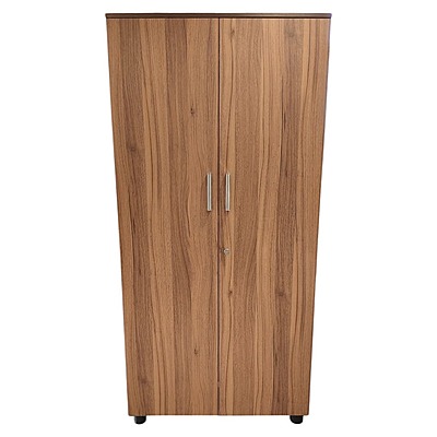 GURU SWR-02 CP Two Door Wardrobe|75X36X18|Teak||Wardrobe