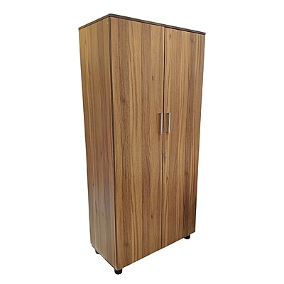 GURU SWR-02 CP Two Door Wardrobe|75X36X18|Teak||Wardrobe