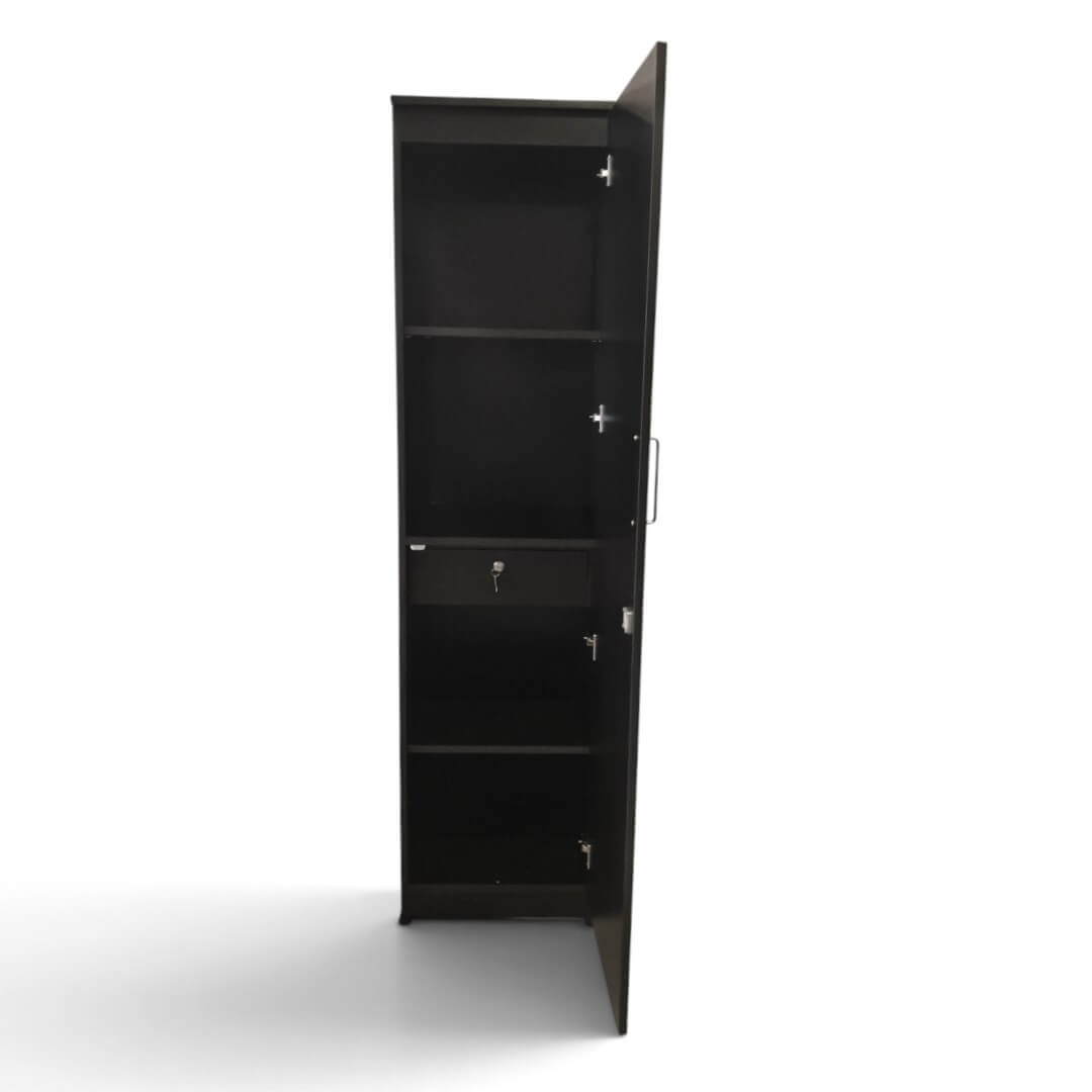 GURU WR-01 Single Door Wardrobe|72X18X18|Wenge||Wardrobe GURU WR-01 Single Door Wardrobe|72X18X18|Wenge||Wardrobe