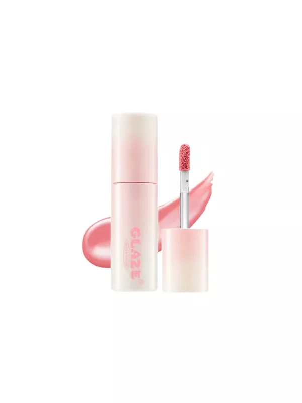 Black Rouge - CHEWY LIP GLAZE GZ01 (Peach Blossom)