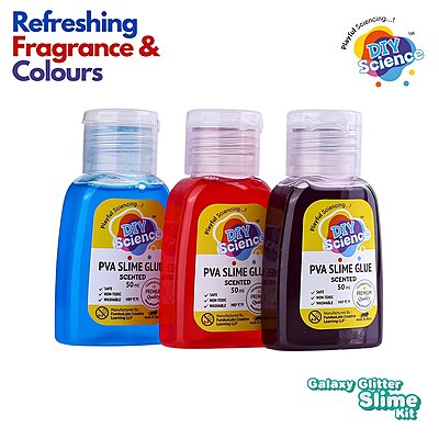 Galaxy glitter slime