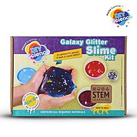 Galaxy glitter slime
