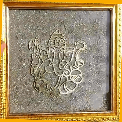 Bhagavan Ganesh — Pyrite Photo Frame Bhagavan Ganesh — Pyrite Photo Frame