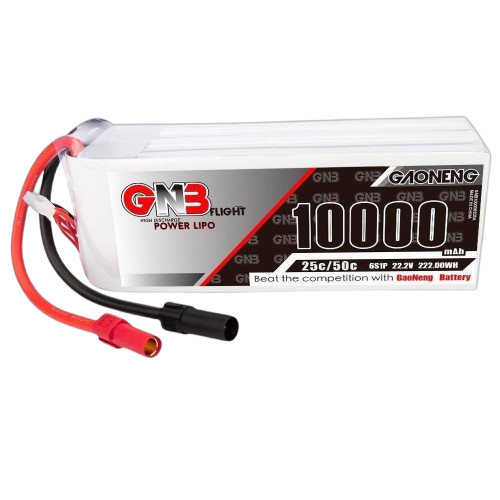 GNB 10000mAh 6S1P 22.2V 25C Lipo Battery