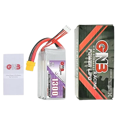 GNB 1300mAh 3S 11.4V GNB-BATT-933 - Precision Balanced Long Flight Time LiPo