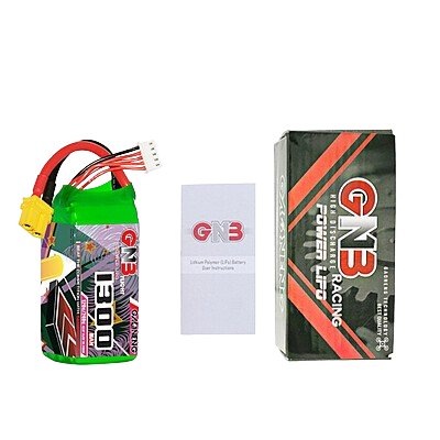 GNB-BATT-32 GNB 1300mAh 4S1P 14.8V 120C Lipo Battery - 1300mAh LiPo battery GNB-BATT-32 GNB 1300mAh 4S1P 14.8V 120C Lipo Battery - 1300mAh LiPo battery