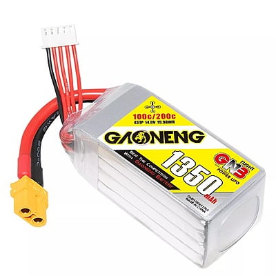 GNB 1350mAh 4S1P 14.8V 100C Lipo Battery
