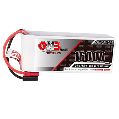 GNB 16000mAh 6S1P 22.2V 25C Lipo Battery
