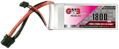 GNB 1800mAh 3S1P 11.1V 130C Lipo Battery