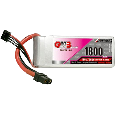 GNB 1800mAh 3S1P 11.1V 130C Lipo Battery