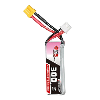 GNB 300mAh 2S1P 7.6V HV 80C Lipo Battery