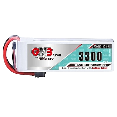 GNB 3300mAh 3S1P 11.1V 90C Lipo Battery
