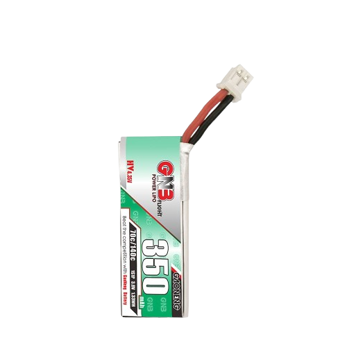 GNB 350mAh 1S1P 3.8V PH2.0 70C Lipo Battery