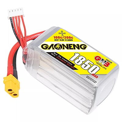 GNB 1850mAh 4S1P 14.8V 100C Lipo Battery GNB 1850mAh 4S1P 14.8V 100C Lipo Battery