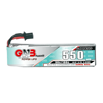 GNB 550mAh 1S1P 3.7V 90C Lipo Battery