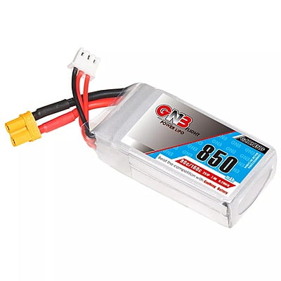GNB 850mAh 2S1P 7.4V 80C Square Type Lipo Battery